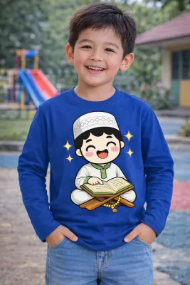 Anak laki-laki mengaji