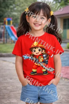 Kaos Anak Damkar Perempuan