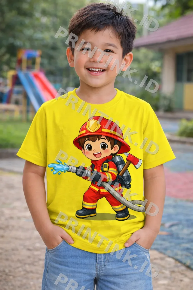 Kaos Anak Damkar Laki-laki