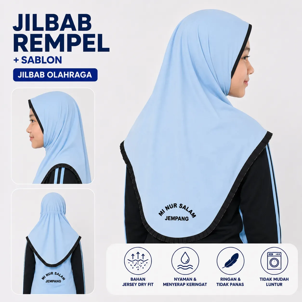 Jilbab Olahraga SD/MI