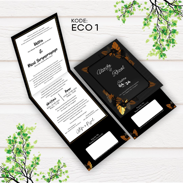 Undangan Pernikahan Eco