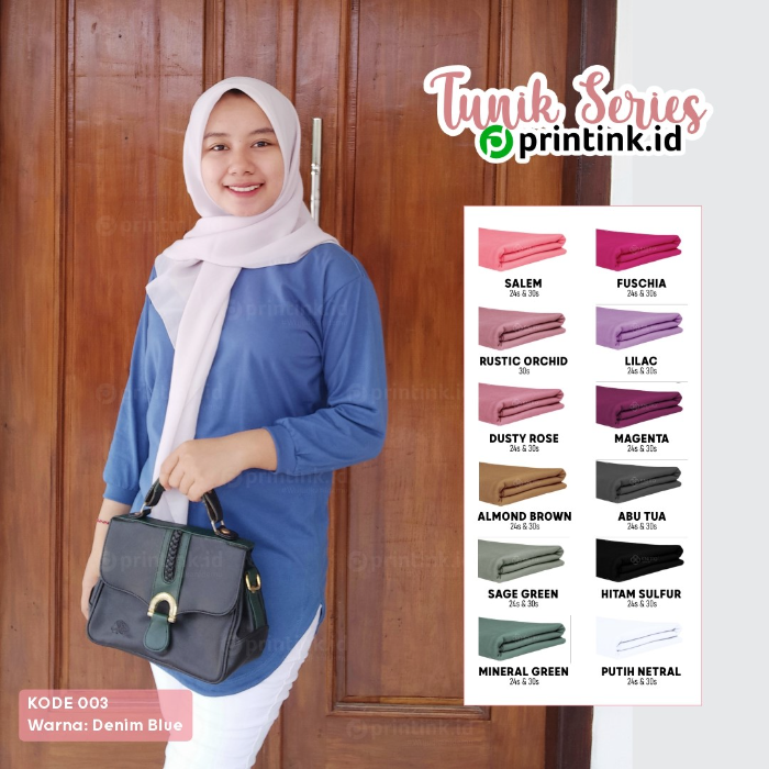 Kaos Tunik O-Neck Busui - Foto 3