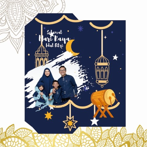 Amplop Lebaran Custom Uk. 7x15cm (L)