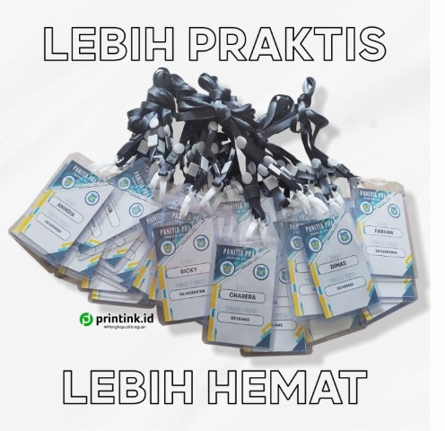 Paket ID Card Plastik + Tali