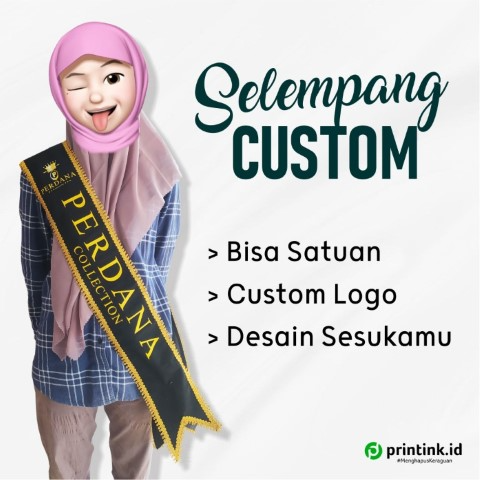 Selempang Wisuda Renda