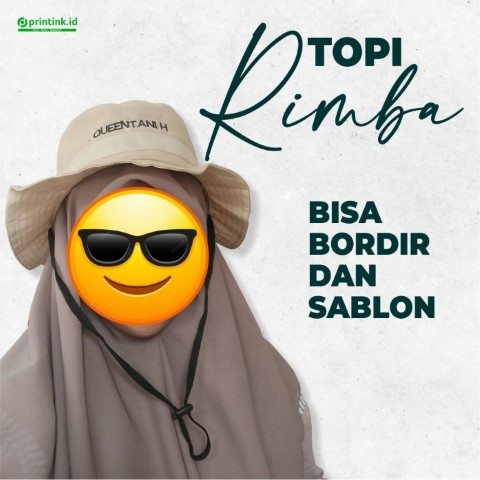 Topi Rimba Sablon