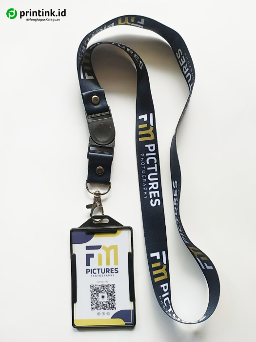 Paket ID Card PVC + Lanyard Custom
