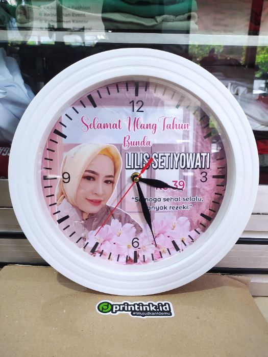 Jam Dinding Custom Foto