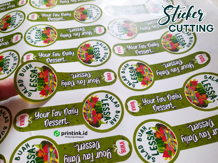 Sticker Kisscut Label Kemasan - Foto 2