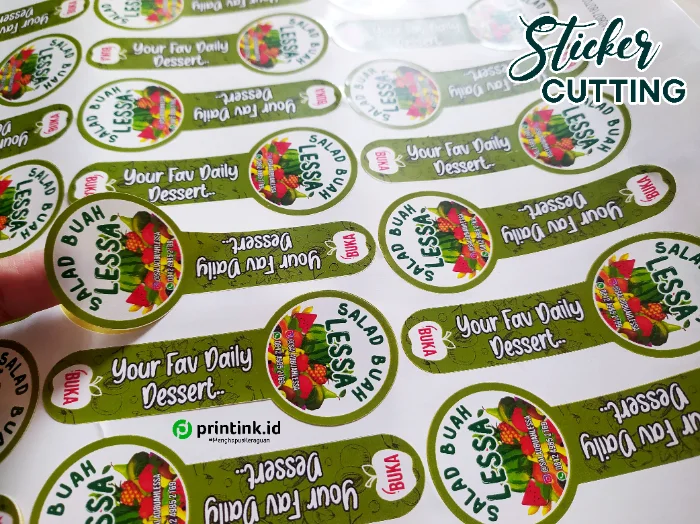 Sticker Kisscut Label Kemasan - Foto 2