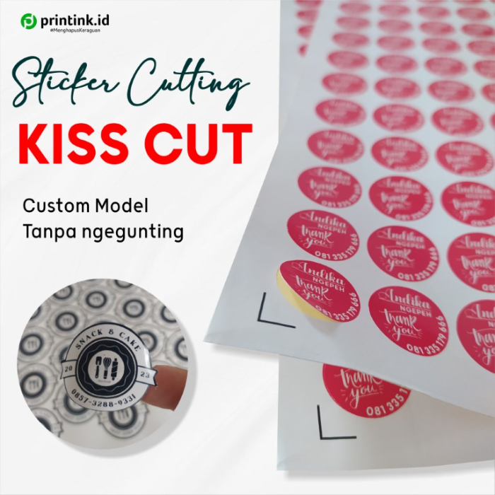Sticker Kisscut Label Kemasan - Foto 4