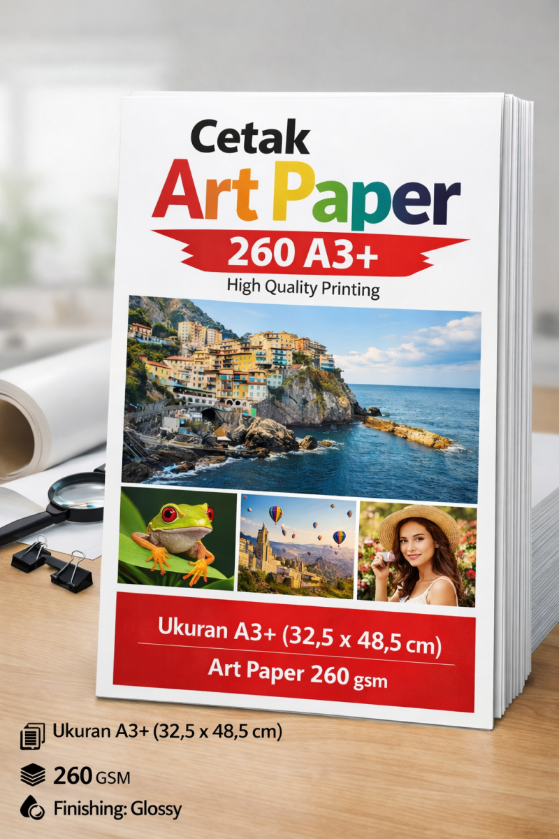 Cetak Art Paper 260 A3+