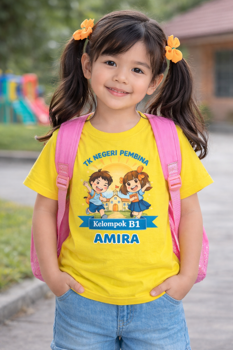 Kaos O-Neck Cotton Combed 30s Anak