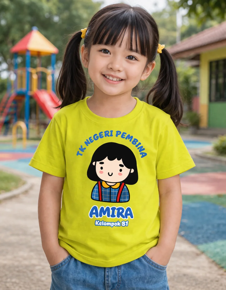 Kaos O-Neck Cotton Combed 24s Anak - Foto 2