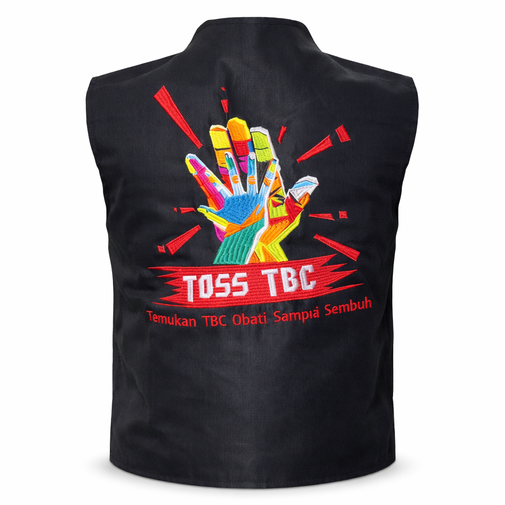 Rompi Taslan Custom Bordir - Foto 2