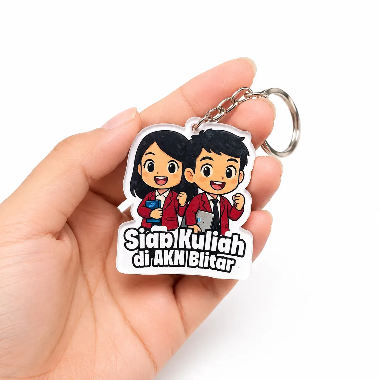 Gantungan Kunci Akrilik Custom 2 Sisi (4mm)