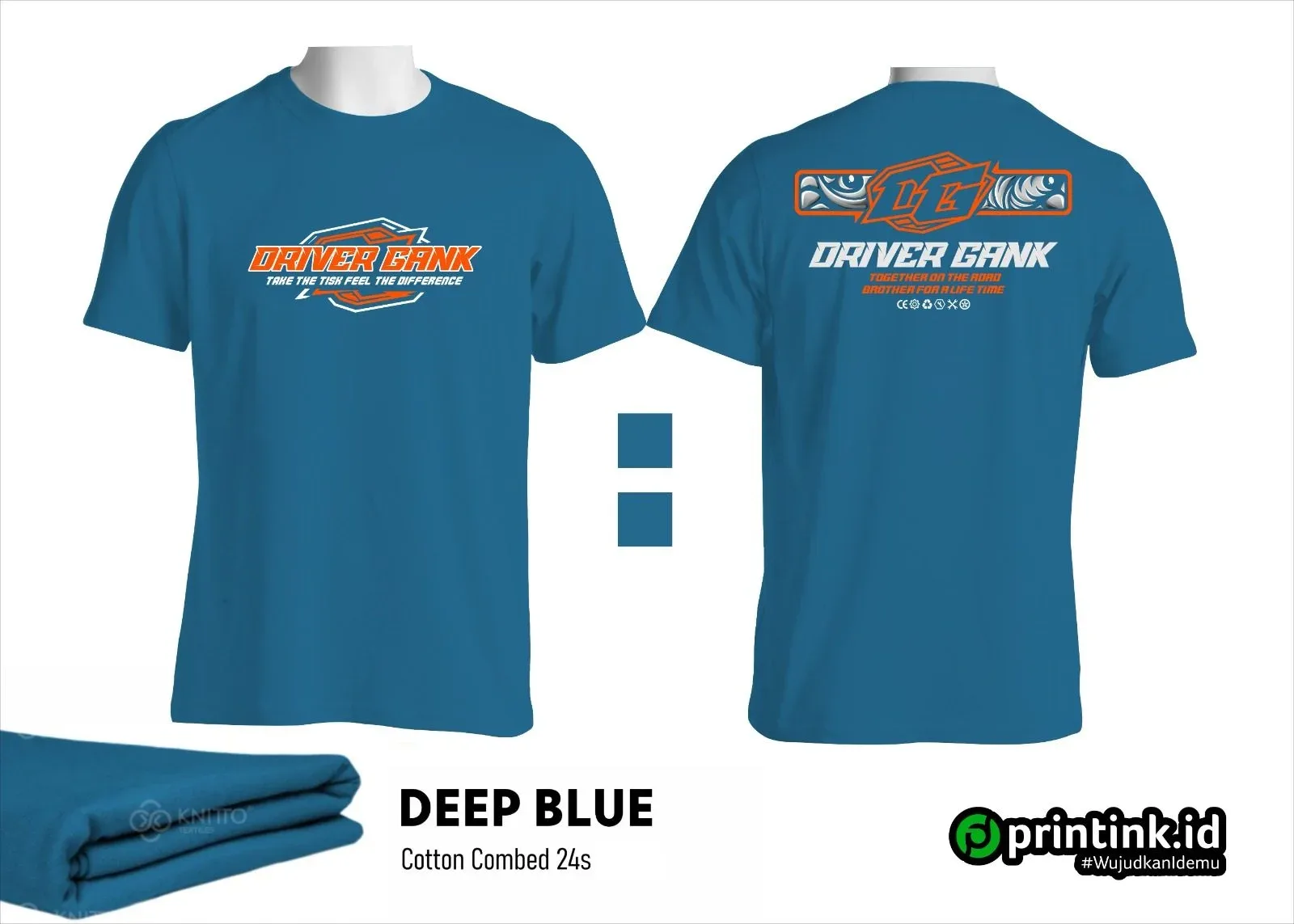 Kaos O-Neck Cotton Combed 24s Dewasa