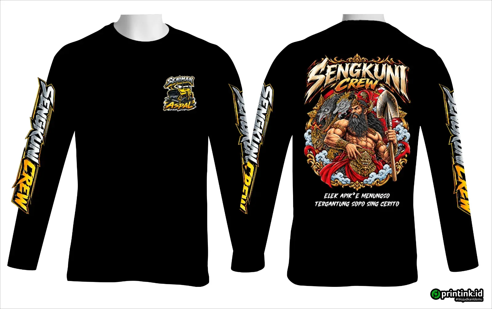 Kaos O-Neck Cotton Combed 24s Dewasa