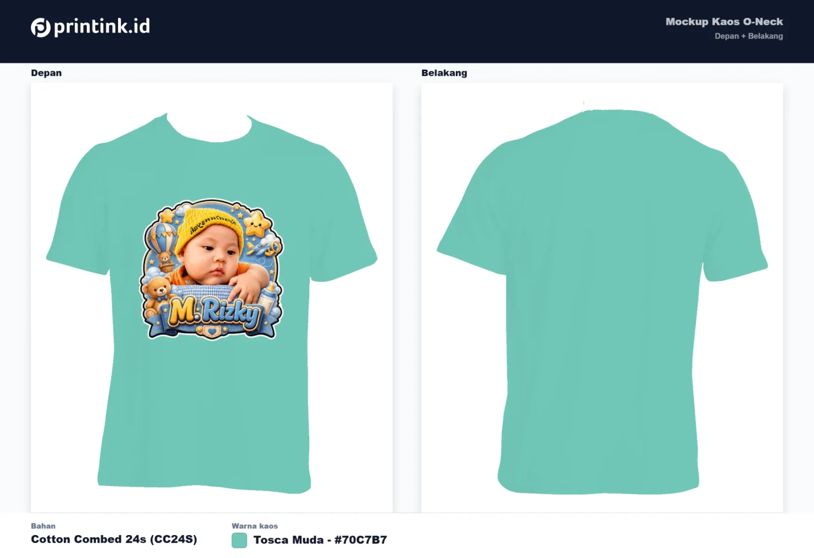 Kaos Anak Avatar Custom