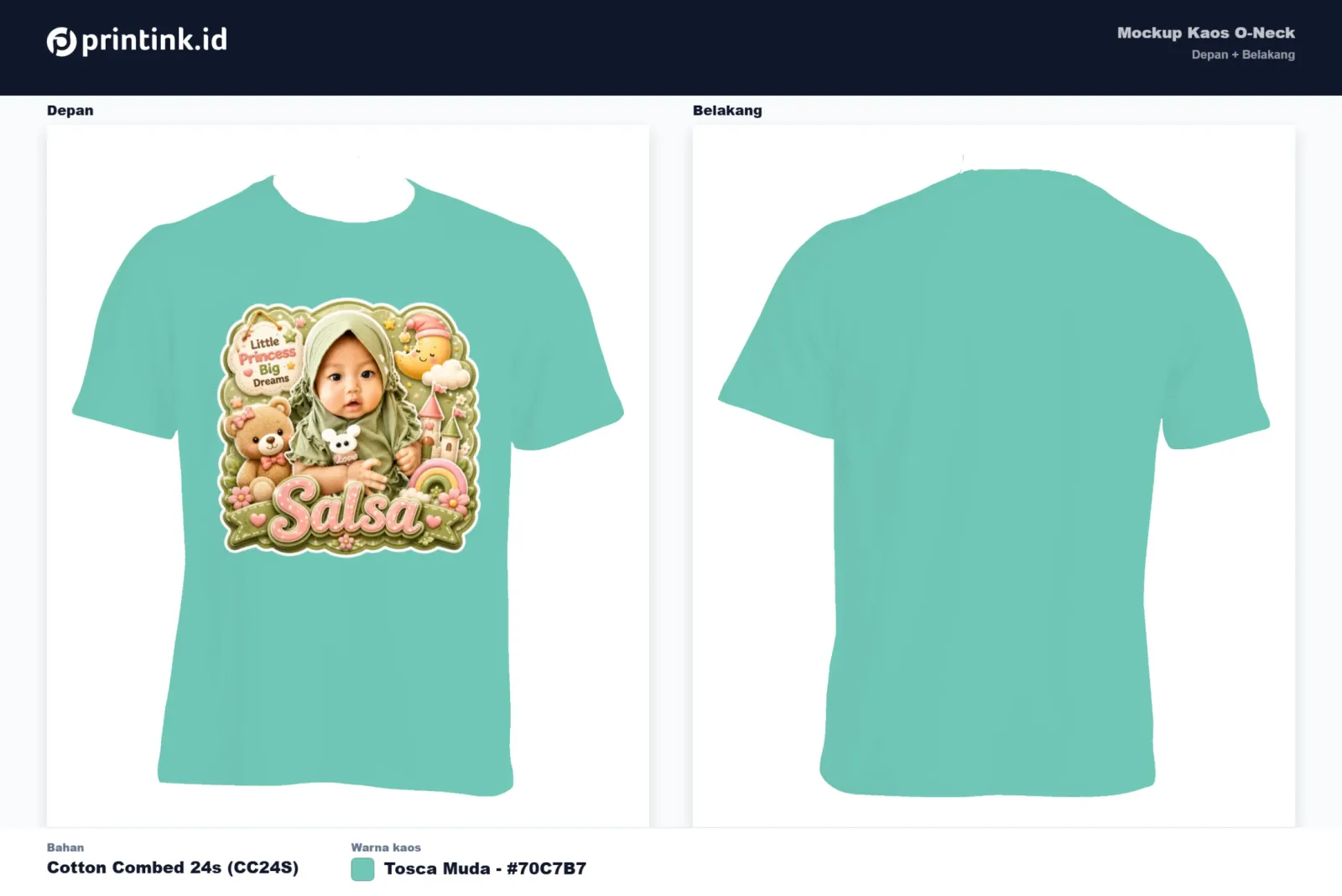 Kaos Anak Avatar Custom