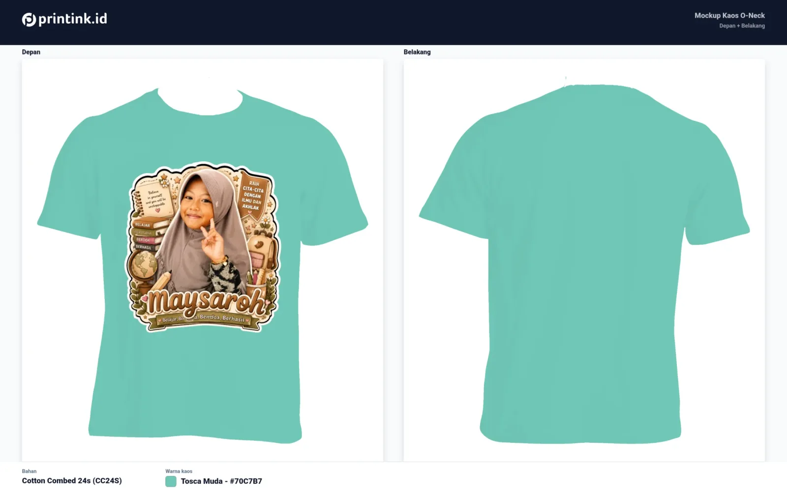Kaos Anak Avatar Custom