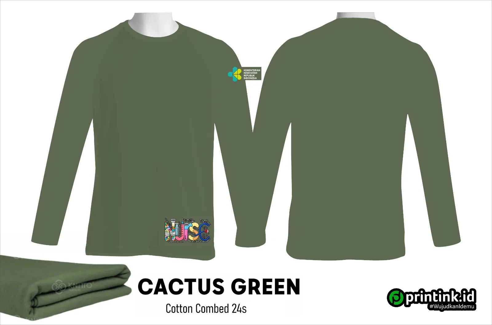 Kaos O-Neck Cotton Combed 24s Dewasa