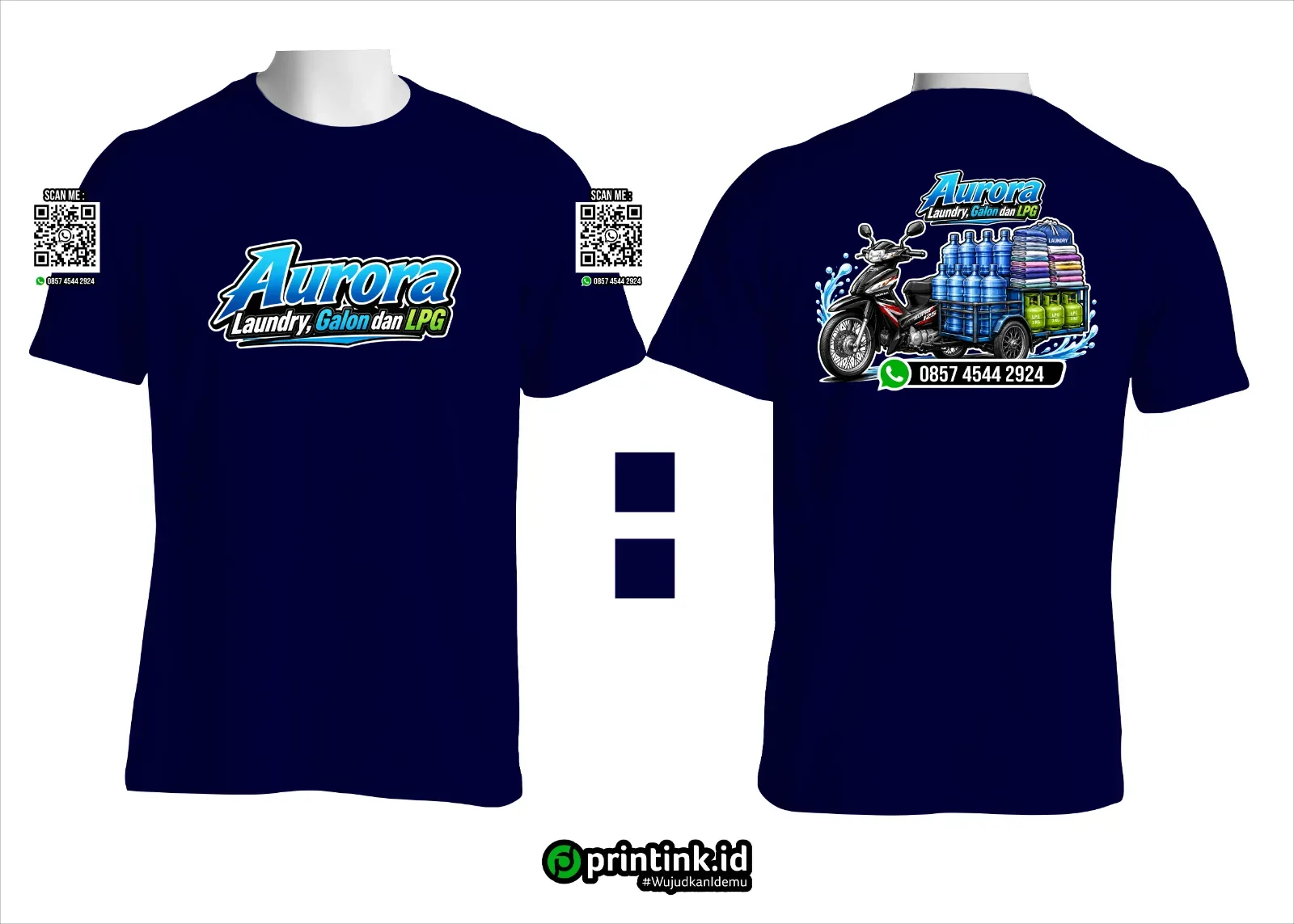 Kaos O-Neck Cotton Combed 24s Dewasa