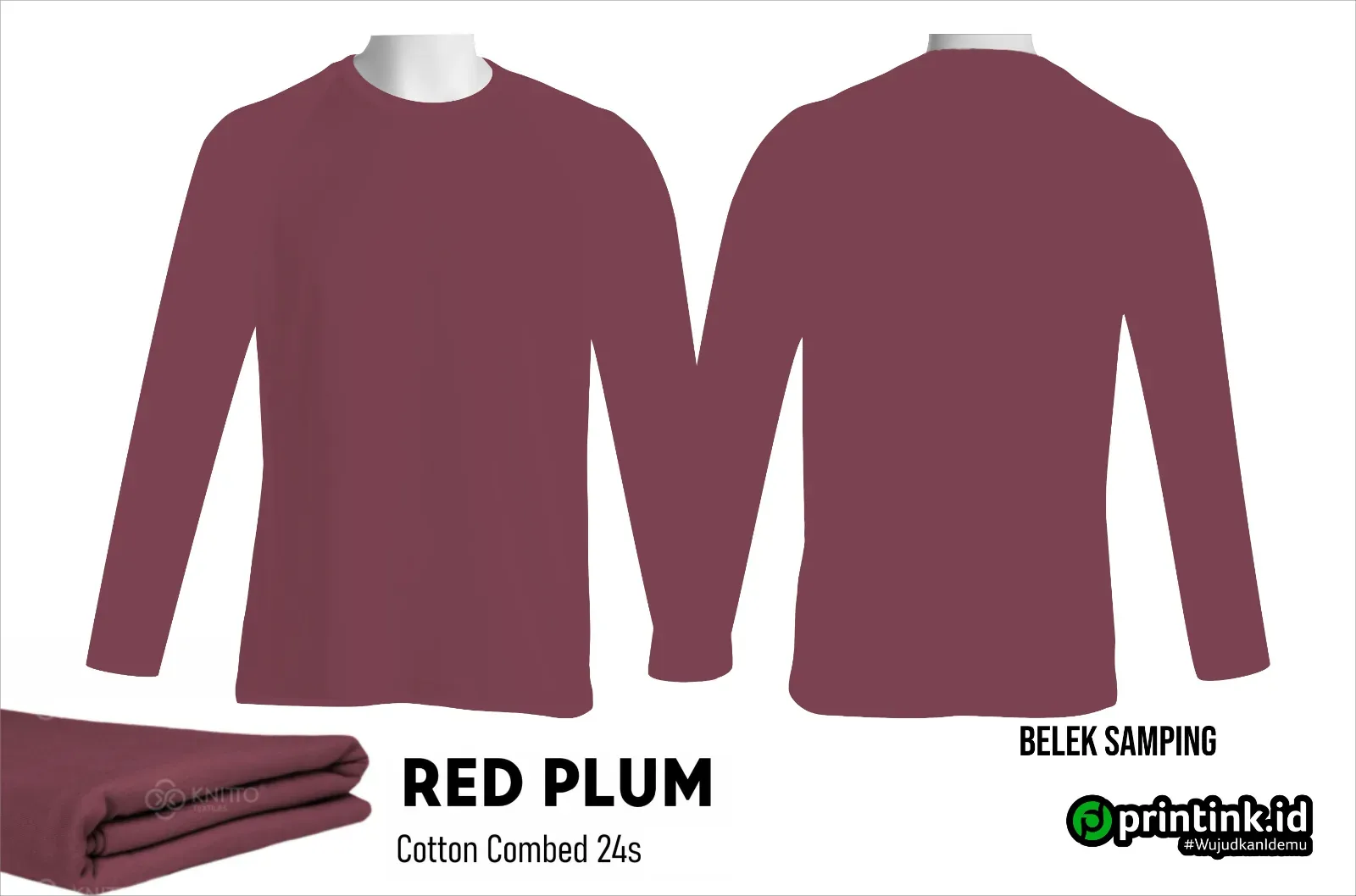 Kaos O-Neck Cotton Combed 24s
