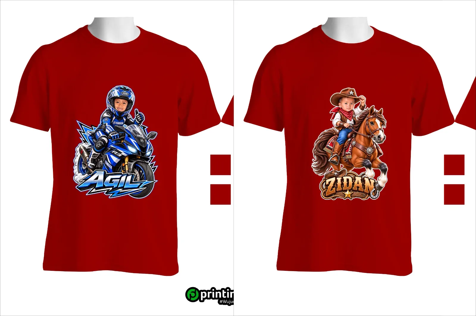 Kaos Anak Avatar Custom