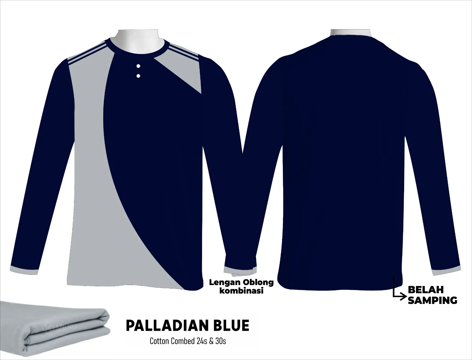 Kaos O-Neck Cotton Combed 24s