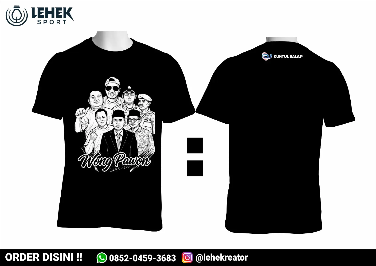 Kaos O-Neck Cotton Combed 24s Dewasa