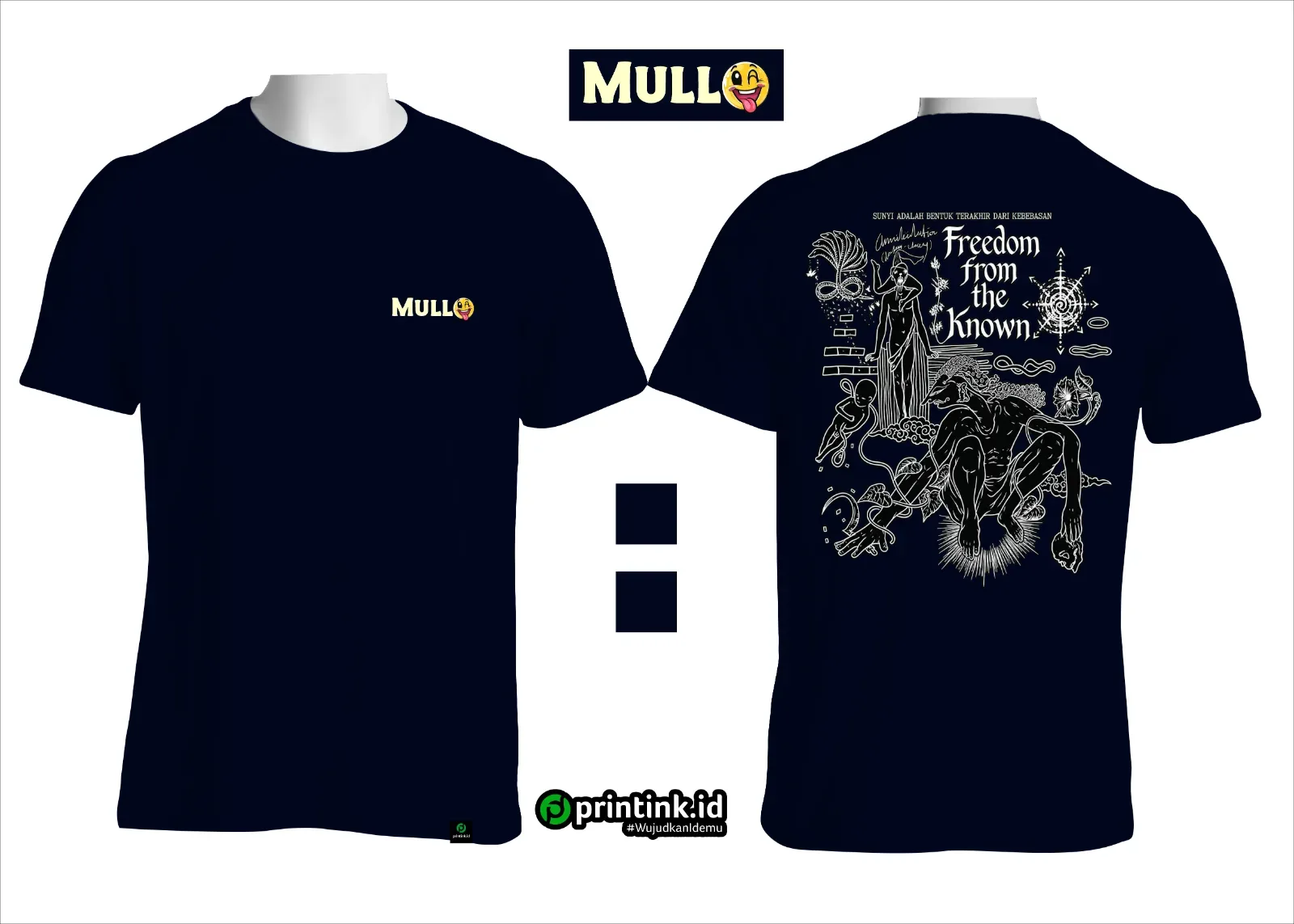 Kaos O-Neck Cotton Combed 24s Dewasa