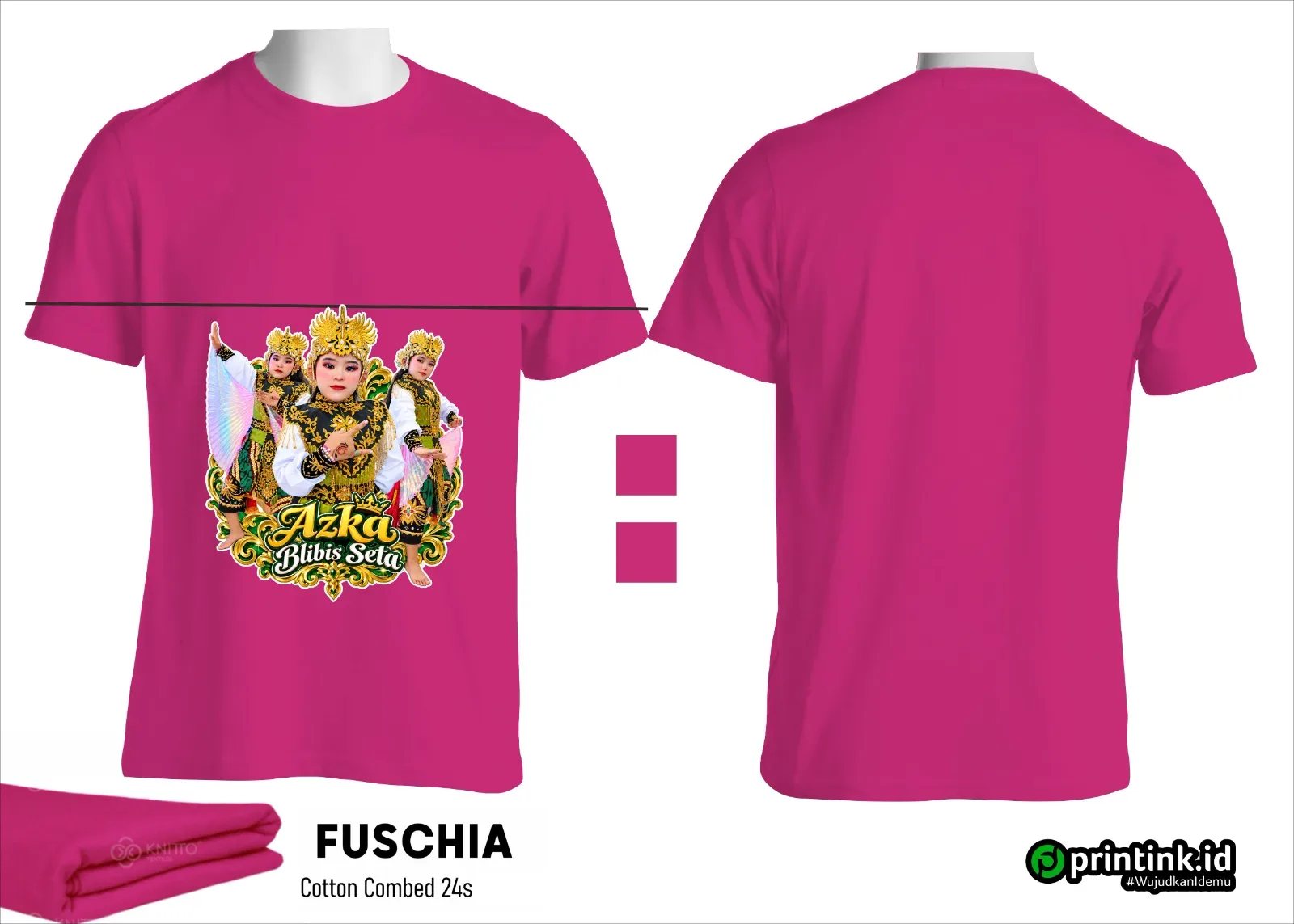 Kaos O-Neck Cotton Combed 24s Dewasa