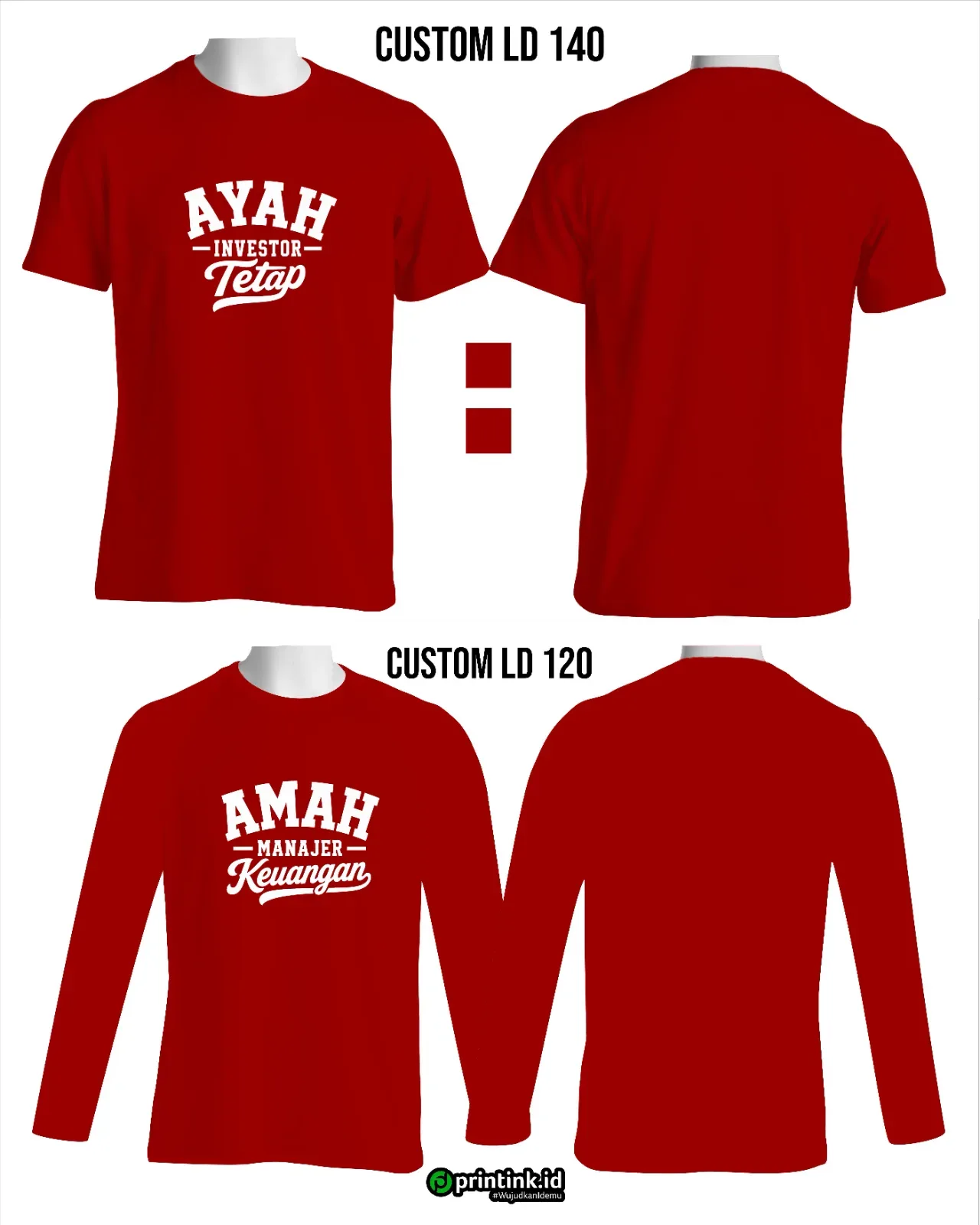 Kaos O-Neck Cotton Combed 24s Dewasa