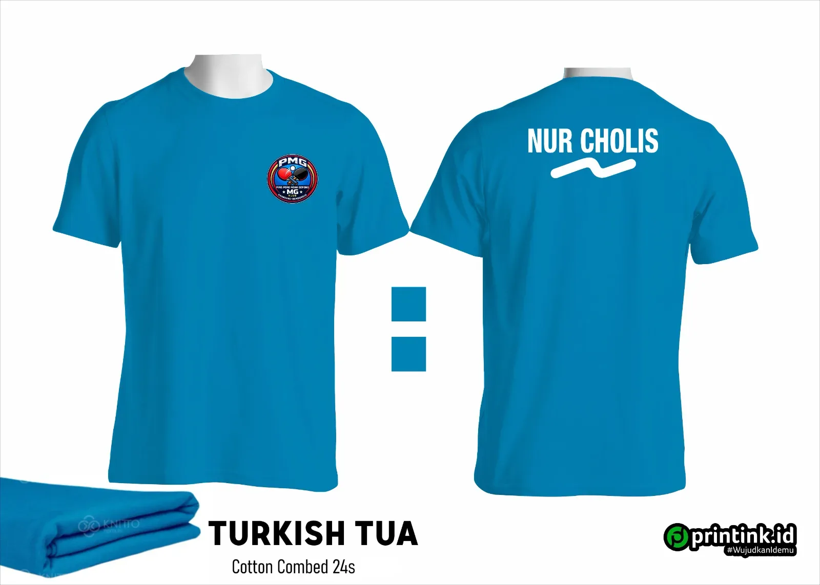 Kaos O-Neck Cotton Combed 24s Dewasa