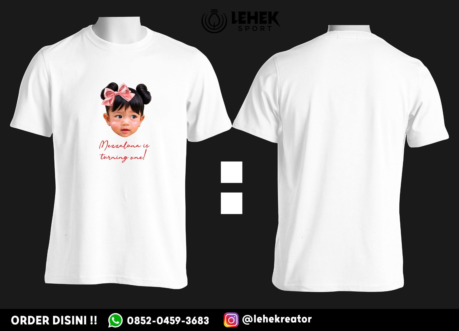 Kaos O-Neck Cotton Combed 24s Dewasa