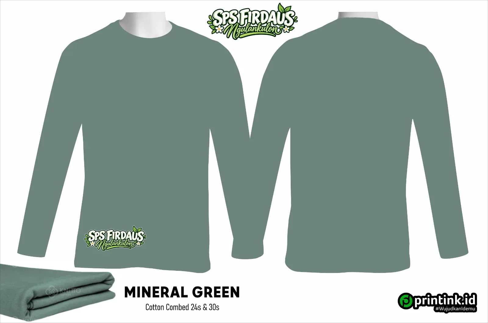 Kaos O-Neck Cotton Combed 24s Dewasa