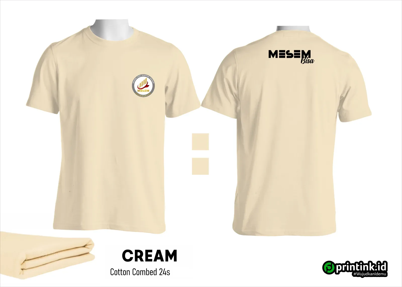 Kaos O-Neck Cotton Combed 24s Dewasa