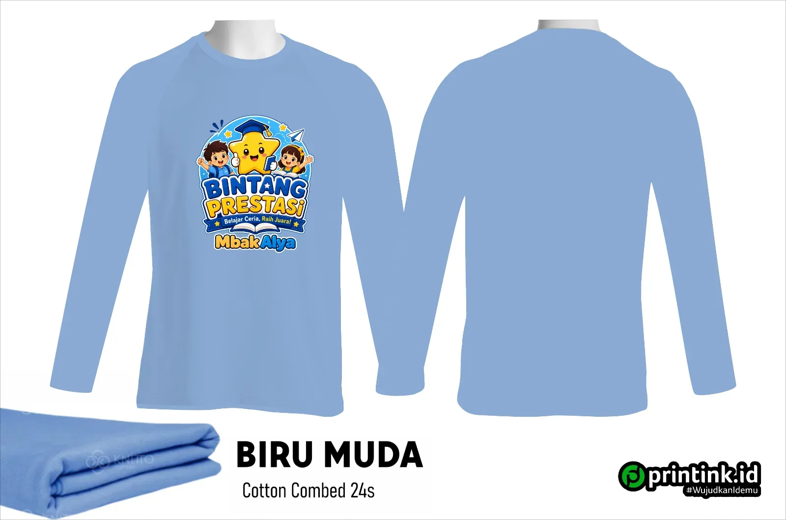Kaos O-Neck Cotton Combed 24s Dewasa