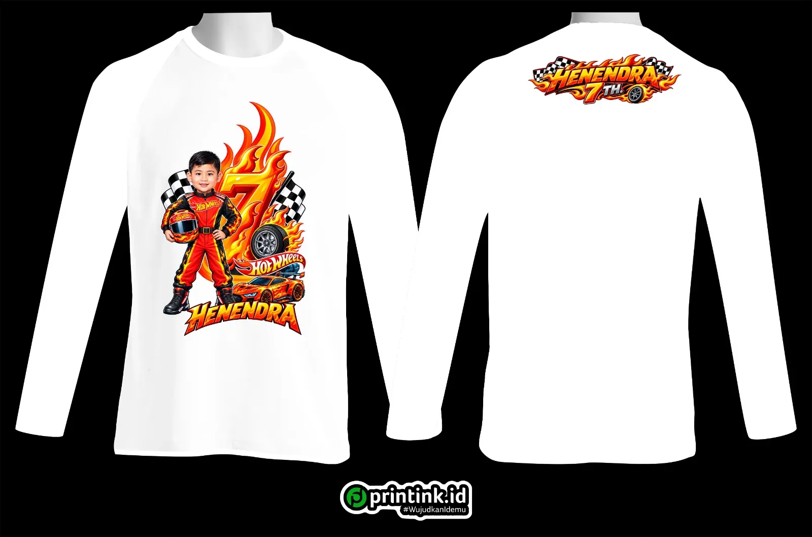Kaos O-Neck Cotton Combed 24s Anak